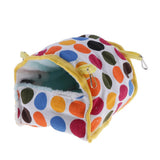 Max Hamster Guinea Pig Chinchilla Warm Sleeping Nest Cage Houses Rainbow Dot