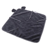 Max Super Absorbent Pet Drying Towel Bath Towel For Small Pet Dogs Cats Gray-S