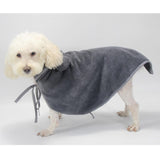 Max Super Absorbent Pet Drying Towel Bath Towel For Small Pet Dogs Cats Gray-S