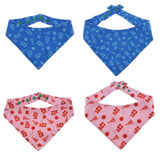 Max Dog Cat  Scarf Decorative Saliva Towel For Small Medium Dog Cat Pink-S