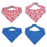 Max Dog Cat  Scarf Decorative Saliva Towel For Small Medium Dog Cat Pink-S