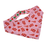 Max Dog Cat  Scarf Decorative Saliva Towel For Small Medium Dog Cat Pink-S