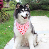 Max Dog Cat  Scarf Decorative Saliva Towel For Small Medium Dog Cat Pink-S