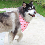 Max Dog Cat  Scarf Decorative Saliva Towel For Small Medium Dog Cat Pink-S