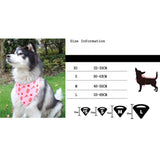 Max Dog Cat  Scarf Decorative Saliva Towel For Small Medium Dog Cat Pink-L