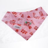 Max Dog Cat  Scarf Decorative Saliva Towel For Small Medium Dog Cat Pink-L