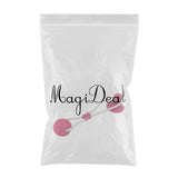 Max Durable Non-toxic  Pet Rubber Toy Bite Resistant Teeth Cleaning Toy Rose Red