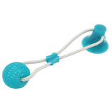 Max Durable Non-toxic  Pet Rubber Toy Bite Resistant Teeth Cleaning Toy Green