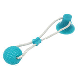 Max Durable Non-toxic  Pet Rubber Toy Bite Resistant Teeth Cleaning Toy Green
