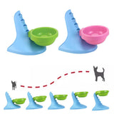 Max Pet Adjustable Ladder Slow Food Bowl Feeder Eating Habit Training Anti Choke