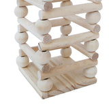Max Pet Wooden Rack Feeder Hay Grass Nest Holder for Small Pet Rabbit Wood