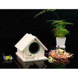 Max Wooden Bird House Birdhouse Hanging Nesting Box Home Garden Yard Decor Green