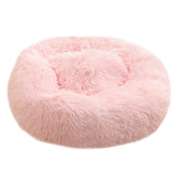 Max Pet Dog Sleeping Bed Indoor Pet Round Cozy Comfort Bed Nest  Pink-40cm