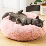 Max Pet Dog Sleeping Bed Indoor Pet Round Cozy Comfort Bed Nest  Pink-40cm