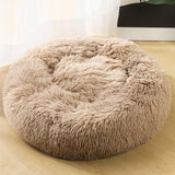 Max Pet Dog Sleeping Bed Indoor Pet Round Cozy Comfort Bed Nest  Camel-40cm