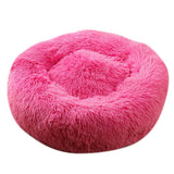 Max Pet Dog Sleeping Bed Indoor Pet Round Cozy Comfort Bed Nest  Rose Red-40cm