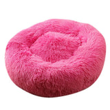 Max Pet Dog Sleeping Bed Indoor Pet Round Cozy Comfort Bed Nest  Rose Red-60cm