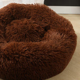 Max Pet Dog Sleeping Bed Indoor Pet Round Cozy Comfort Bed Nest  Coffee-40cm