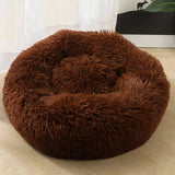Max Pet Dog Sleeping Bed Indoor Pet Round Cozy Comfort Bed Nest  Coffee-60cm