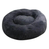 Max Pet Dog Sleeping Bed Indoor Pet Round Cozy Comfort Bed Nest  Dark Gray-40cm