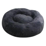 Max Pet Dog Sleeping Bed Indoor Pet Round Cozy Comfort Bed Nest  Dark Gray-40cm
