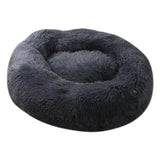 Max Pet Dog Sleeping Bed Indoor Pet Round Cozy Comfort Bed Nest  Dark Gray-40cm