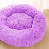 Max Pet Dog Sleeping Bed Indoor Pet Round Cozy Comfort Bed Nest  Purle-60cm