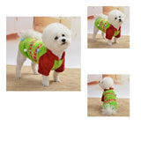 Maxbell Pet Christmas Clothes Pet New Year Apparel Costume Party Decor Clothes S