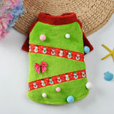 Maxbell Pet Christmas Clothes Pet New Year Apparel Costume Party Decor Clothes M