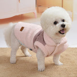 Maxbell Dog Puppy Bichon Chihuahua Clothes Winter Warm Outfit Apparel Pink L