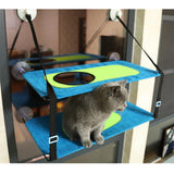 Maxbell Suction Cup Hanging Cat Hammock Hanging Bed Small Pet Cat Rat Double Layer