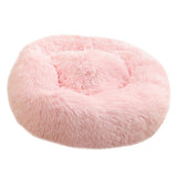 Maxbell Pet Cat Dog Sleeping Bed Indoor Pet Round Cozy Comfort Bed Nest  Pink