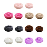 Maxbell Pet Cat Dog Sleeping Bed Indoor Pet Round Cozy Comfort Bed Nest  Pink