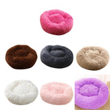 Maxbell Pet Cat Dog Sleeping Bed Indoor Pet Round Cozy Comfort Bed Nest  Pink