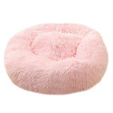 Maxbell Pet Cat Dog Sleeping Bed Indoor Pet Round Cozy Comfort Bed Nest  Pink