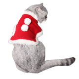 Max Red Plush Pet Cat Kitty Windproof Cloak Vest 2 Sizes L