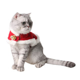 Max Red Plush Pet Cat Kitty Windproof Cloak Vest 2 Sizes L