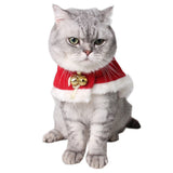 Max Red Plush Pet Cat Kitty Windproof Cloak Vest 2 Sizes L