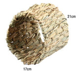 Max Grass Small Pet Animal Cage Run Tunnel Edible Toy for Hamster Rabbit 17x21cm