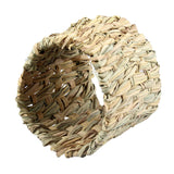 Max Grass Small Pet Animal Cage Run Tunnel Edible Toy for Hamster Rabbit 17x21cm