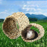 Max Grass Small Pet Animal Cage Run Tunnel Edible Toy for Hamster Rabbit 17x21cm