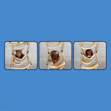 Max Hamster Hammock Winter Warm Nest For Hamster Rat Mice Rat Squirrels Beige Yellow