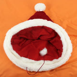 Max Pet Cat Christmas Hat Shape Bed Winter Warm Sleeping Bed For Cat Kitten