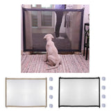 Max Pet Dog Isolation Fence Collapsable Retractable Safe Guard for Doorway Black