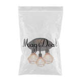 Max Maxb 15W 3-Head Adjustable Ceiling Lamp Spotlights w/ Hollow Lampshade White