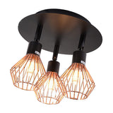 Max Maxb 15W 3-Head Adjustable Ceiling Lamp Spotlights w/ Hollow Lampshade White