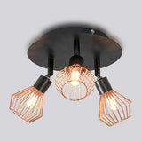 Max Maxb 15W 3-Head Adjustable Ceiling Lamp Spotlights w/ Hollow Lampshade White