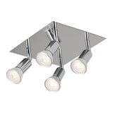 Max Maxb Wall Mounted GU10 Ceiling Spot Lights Fixtures For Bedroom Shop Warm White