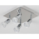 Max Maxb Wall Mounted GU10 Ceiling Spot Lights Fixtures For Bedroom Shop Warm White