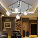 Max Maxb Wall Mounted GU10 Ceiling Spot Lights Fixtures For Bedroom Shop Warm White